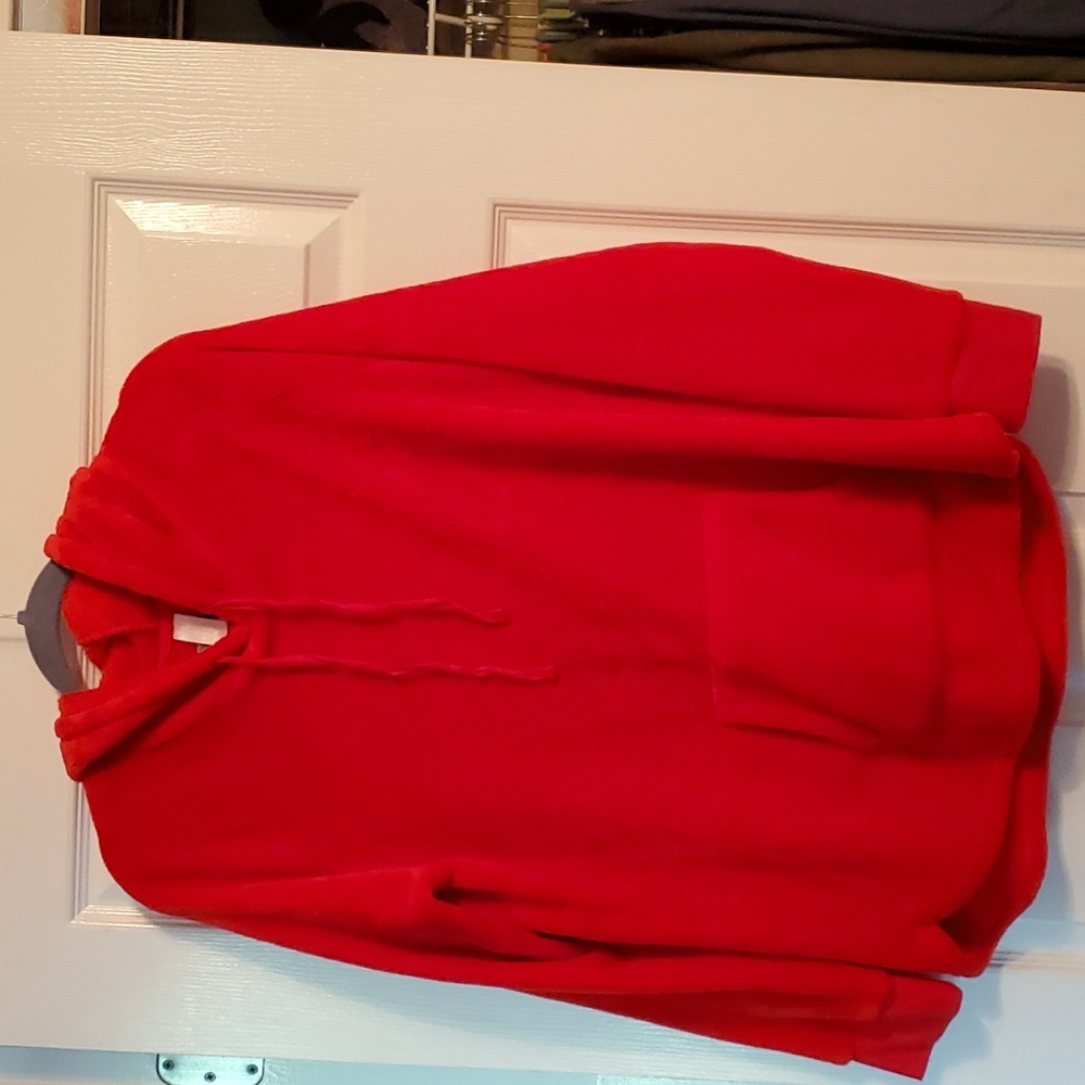 Red Hooded Sweatshirt